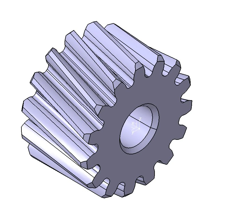 M1 Z15 HELICAL GEAR B10 ANGEL 20 LEFT RIGHT 3D Model .c4d .max .obj .3ds .fbx .stl .blend 