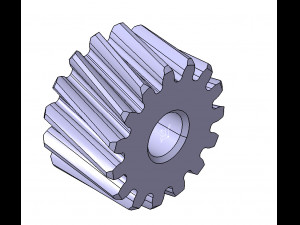 M1 Z15 HELICAL GEAR B10 ANGEL 20 LEFT RIGHT 3D 모델