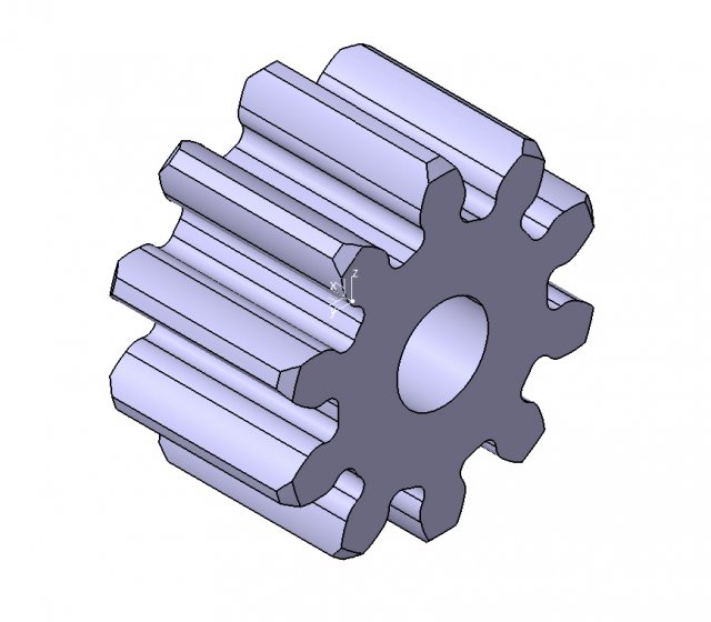 M3 Z10 SPUR GEAR B20 Modèle 3D .c4d .max .obj .3ds .fbx .stl .blend