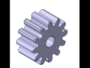 M3 Z12 SPUR GEAR B20 3D 모델