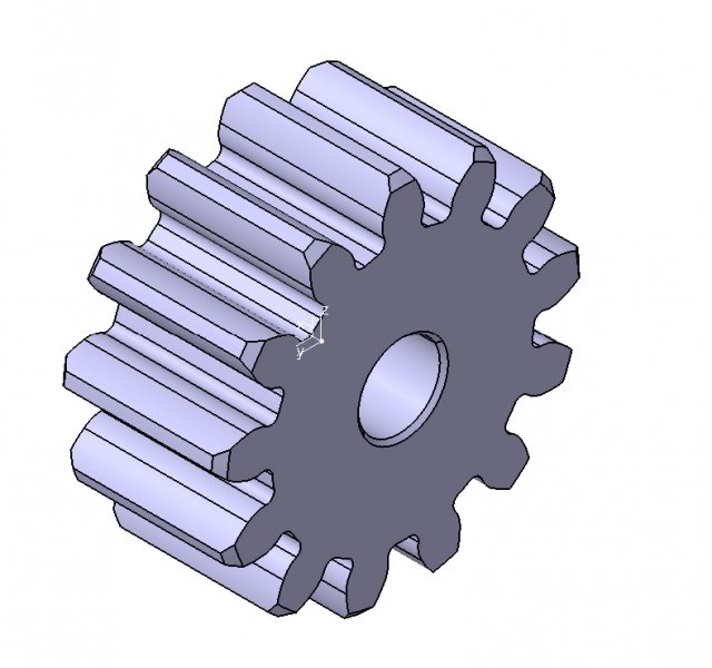 M3 Z13 SPUR GEAR B20 3Dモデル .c4d .max .obj .3ds .fbx .stl .blend 