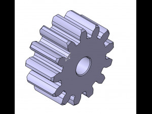M3 Z13 SPUR GEAR B20 3D Model
