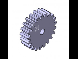 M3 Z21 SPUR GEAR B20 3D Модель