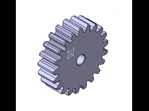 M3 Z21 D&Uuml;Z DİŞLİ B20 3D Model