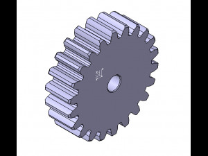 M3 Z22 SPUR GEAR B20 3D Модель