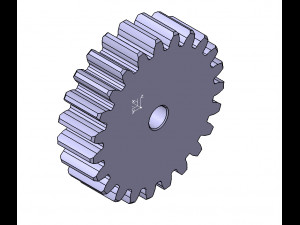 M3 Z23 SPUR GEAR B20 3D मॉडल