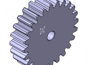M3 Z24 SPUR GEAR B20 3Dモデル