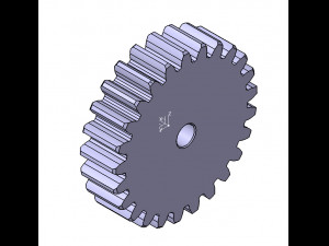 M3 Z25 SPUR GEAR B20 3D 모델