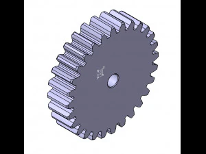 M3 Z28 STIRNRAD B20 3D Modell