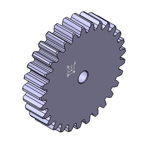 M3 Z29 SPUR GEAR B20 3D 모델 .c4d .max .obj .3ds .fbx .stl .blend 