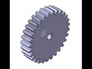 M3 Z29 SPUR GEAR B20 3D 모델