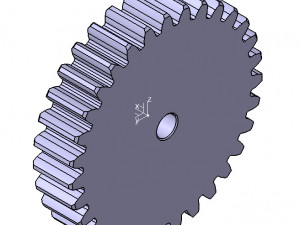 M3 Z31 SPUR GEAR B20 Modèle 3D