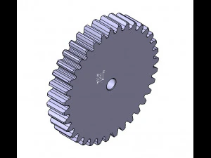 M3 Z35 ENGRANAJE RECTO B20 Modelo 3D
