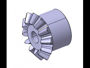 ENGRANAJE C&Oacute;NICO M1 Z12 Modelo 3D