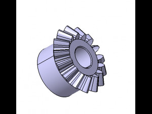 M2 Z33 SPUR GEAR B20 3D Model in Parts 3DExport