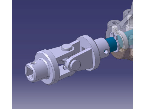 High-Quality Differential Gear 3D Model