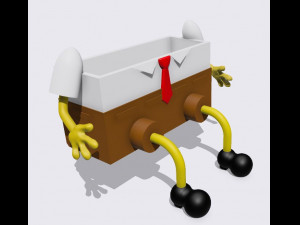 Kit cocina de Bob Esponja 3Dプリントモデル