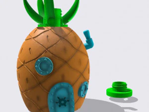Kit cocina de Bob Esponja 3D Print Model