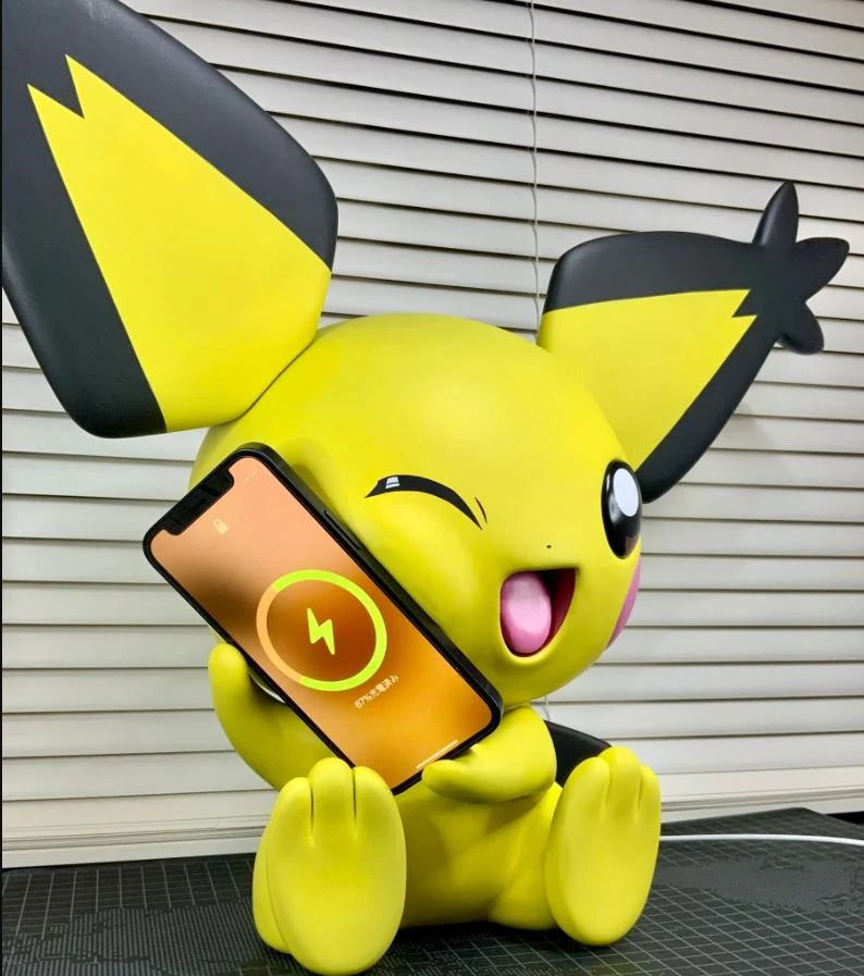 Pichu charger 3D Print Model .c4d .max .obj .3ds .fbx .stl .blend 