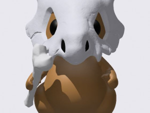 Cubone Funko 3Dプリントモデル