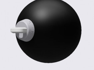 Chain chomp earring Modello di stampa 3D