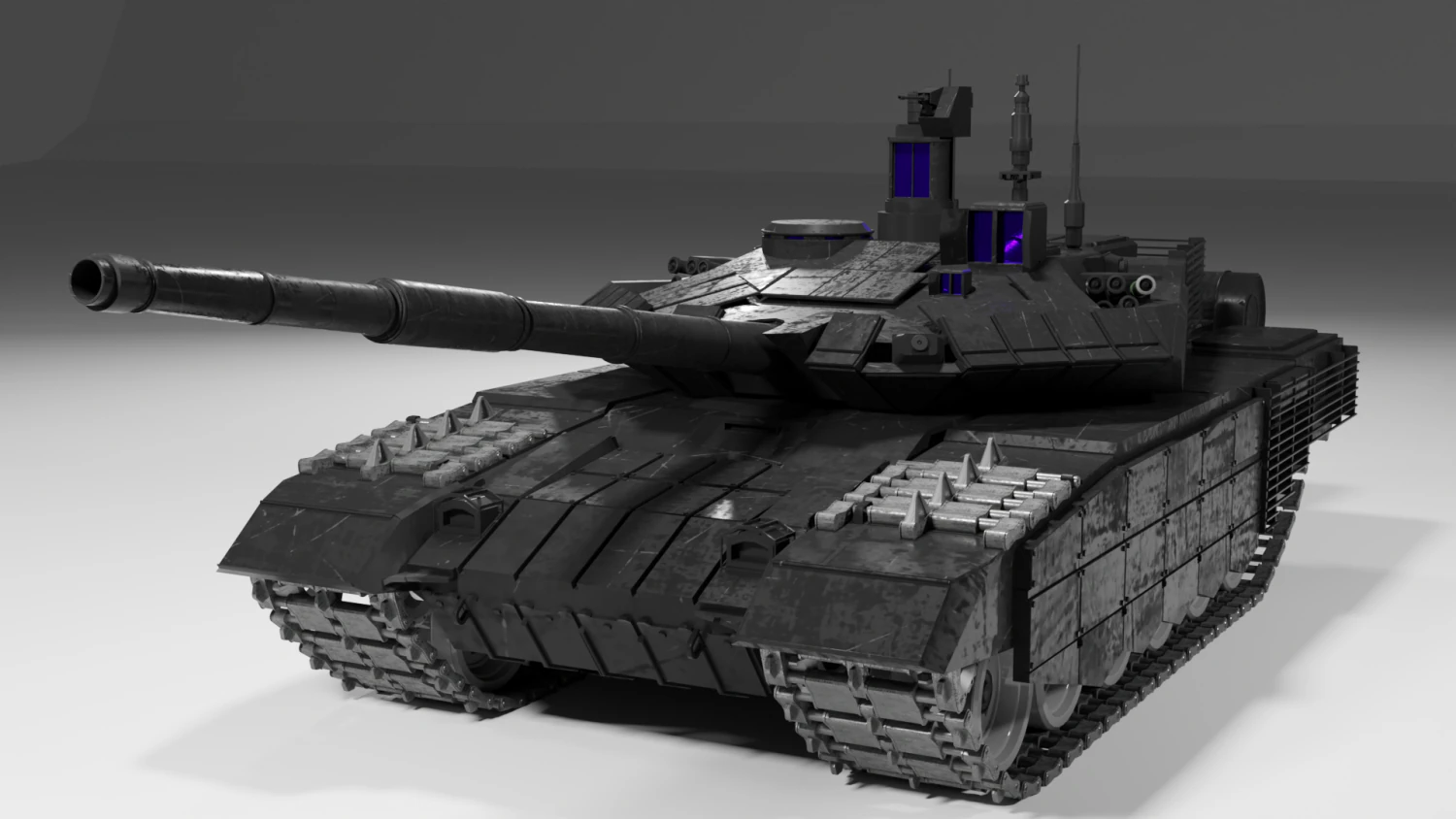 Russian tank T90-M 2022 3D Model .c4d .max .obj .3ds .fbx .stl .blend 