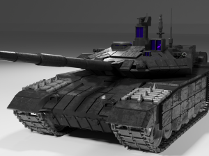 Russian tank T90-M 2022 3D Model