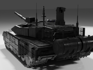 Russian tank T90-M 2022 3D Model