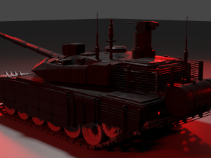 Russian tank T90-M 2022 3D Model