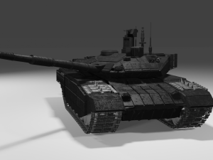 Russian tank T90-M 2022 3D Model