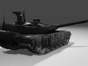 Russian tank T90-M 2022 3D Model