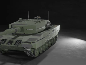 Леопард 2А4 3D Модель