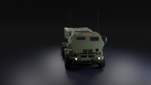 M142 HIMARS 3D Модель .c4d .max .obj .3ds .fbx .stl .blend 
