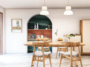 Столовая Джапанди 3D Модель