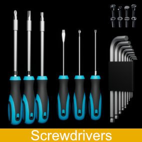 Ultimate Screwdriver Set Modelo 3D .c4d .max .obj .3ds .fbx .stl .blend 