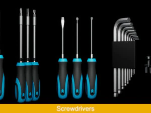 Najlepszy zestaw śrubokręt&oacute;w Model 3D
