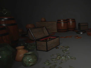 Treasure Room Props 3D Model