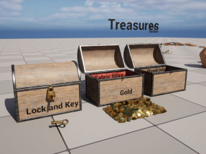 Treasure Room Props Modelo 3D