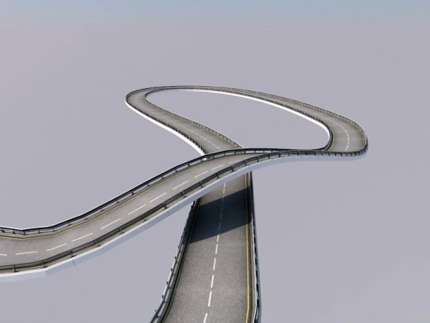 Race track 3D Model .c4d .max .obj .3ds .fbx .stl .blend 