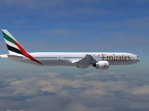 Emirates Boeing 777-300ER 3D Модель