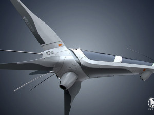 VEG-03 Spaceship Modèle 3D