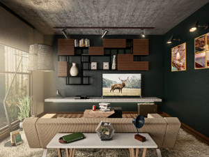 Living Room 3D Model