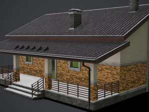 Kır evi 3D Model