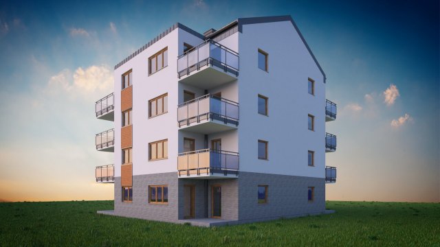 House 3D मॉडल .c4d .max .obj .3ds .fbx .stl .blend 