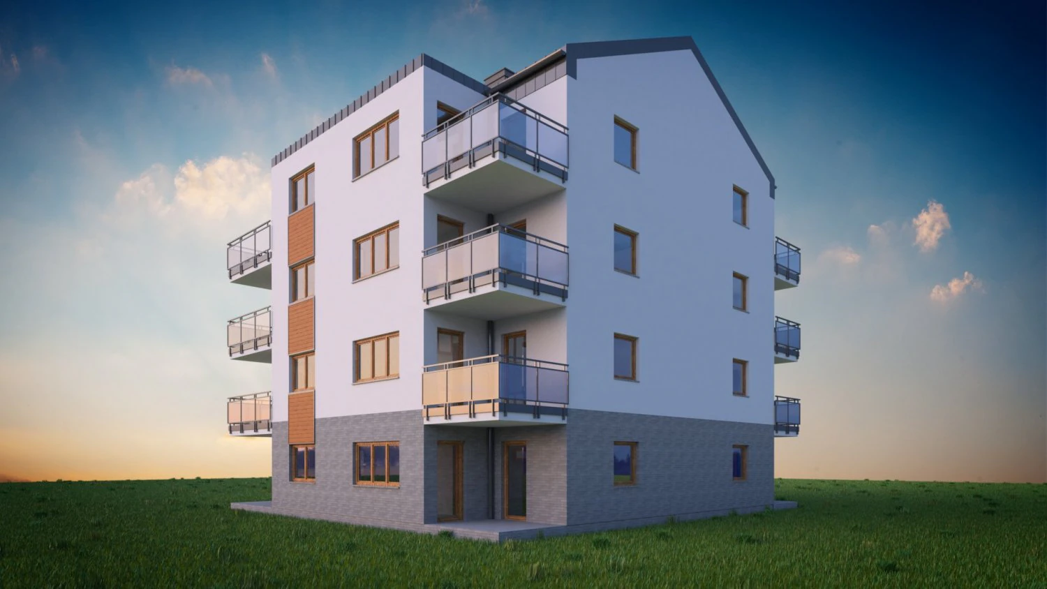 House 3D Model .c4d .max .obj .3ds .fbx .stl .blend