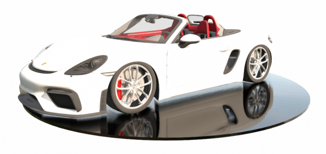 Porsche 718 3D 모델 .c4d .max .obj .3ds .fbx .stl .blend 