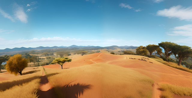 SkyBox Savanna 3Dモデル .c4d .max .obj .3ds .fbx .stl .blend 