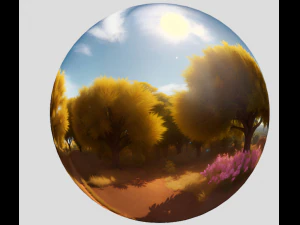 SkyBox Savanna 3D Model