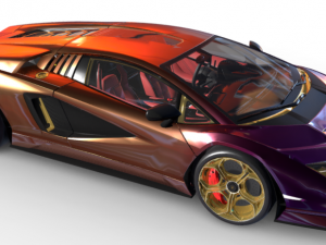 Unique Countach LPI800-4 2023 For 300 Subs 3D Model
