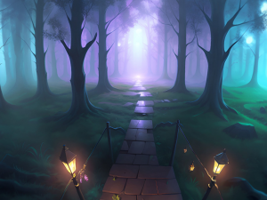 SkyBox Enchanted Forest 3D Model